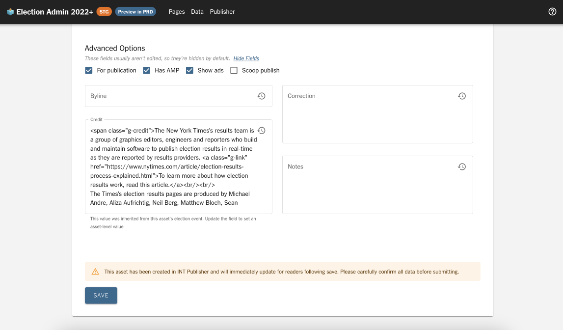 <b>AFTER:</b> Publication details and advanced options.